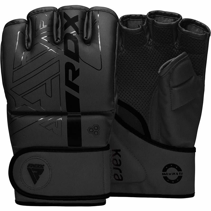 KSD x RDX F6 KARA MMA Grappling Gloves - Black