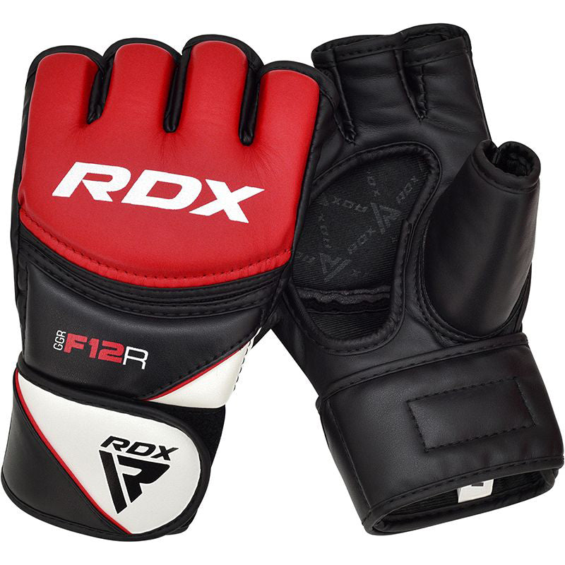 KSD RDX F12 MMA Grappling Gloves Mens - Red