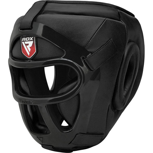 RDX T1F Head Guard With Removable Face Cage - Black